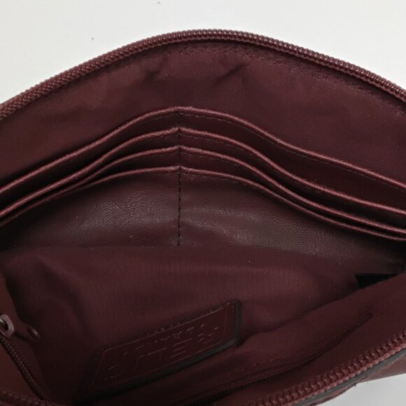 Relic Clutch / Wristlet Burgundy / Red brown coloring - Picture 2 of 9